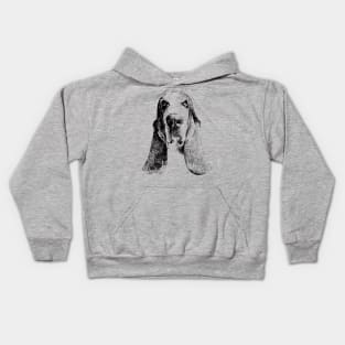 Basset Hound gift for Basset Owners Kids Hoodie